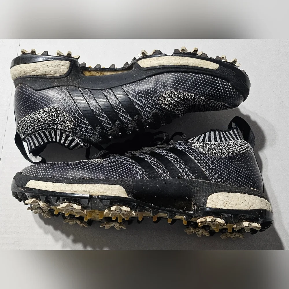 Adidas Tour 360‎ Endless Boost Golf Shoes Grey Black Men's Size 7M EVN791001